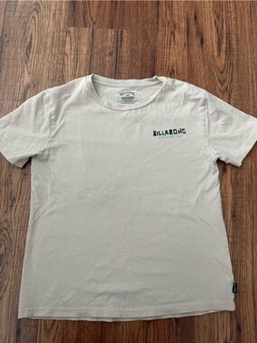Billabong Cream Short-Sleeve Logo Tee